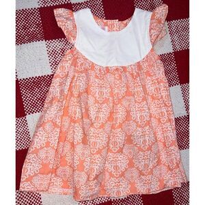 Ricrac & Ruffles Paisley Dress (4T)